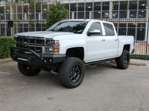 Chevrolet 1500 Front Bumper - Road Armor - Stealth with Pre-Runner Guard - Tex Blk - `14-`15